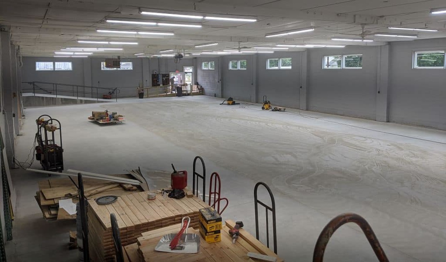 FLOOR GRINDING COMPLETED