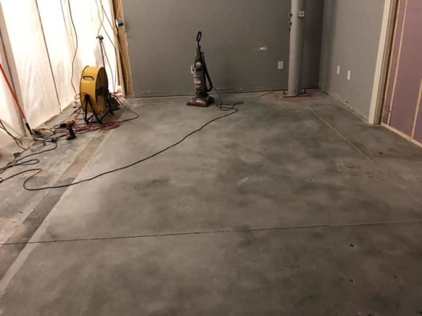 Print Room Floor preparation