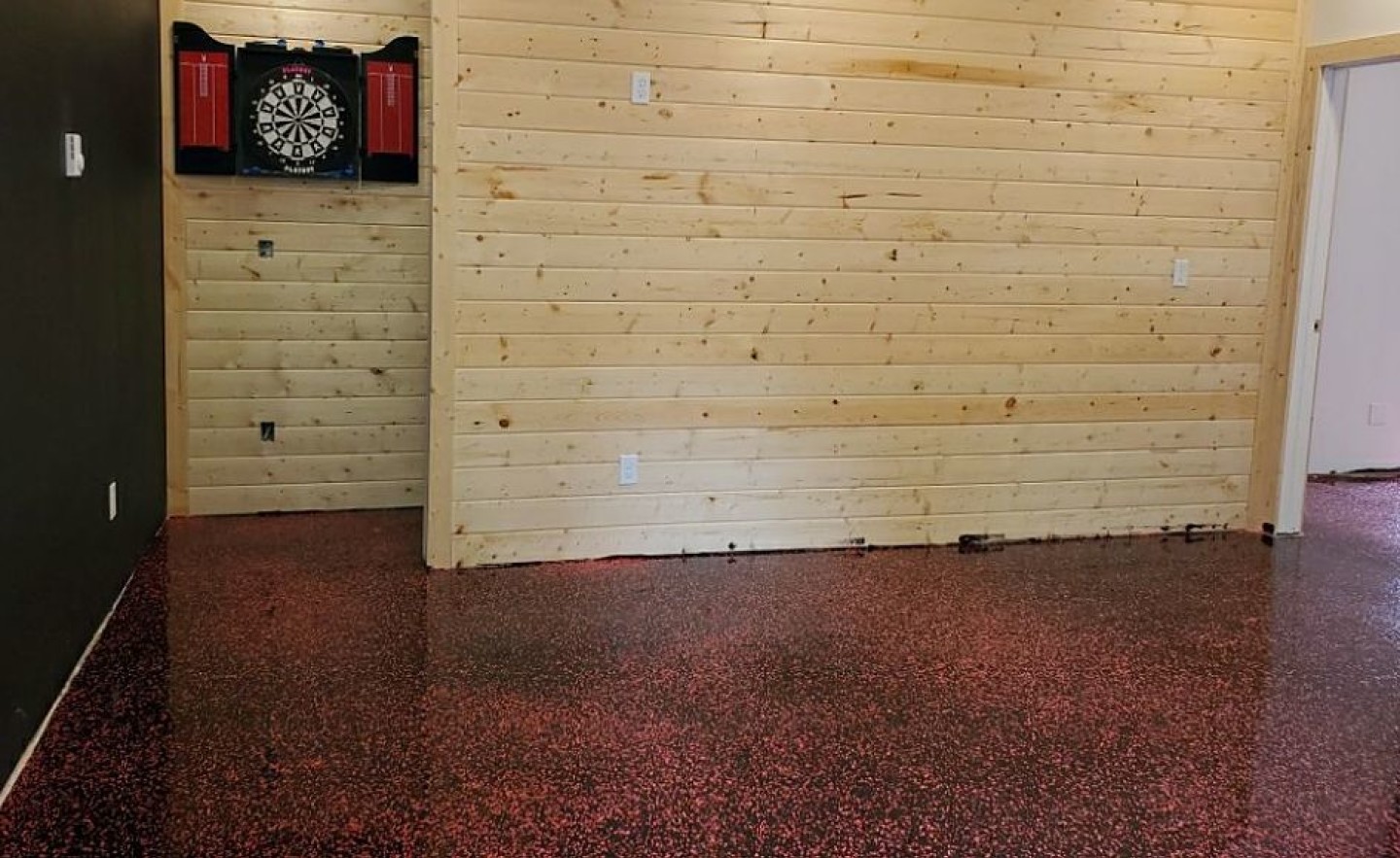 After F4120 Rocket Red Florescent Flakes