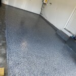 Heavy Broadcast of 1/4" Dream Blue Flake Blend