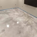 E671CL Clear Epoxy Served as the Basecoat Epoxy