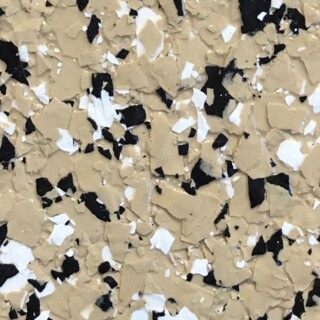 Tan FB-134 Vinyl Flakes 1/4" QD