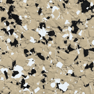 Tan FB-134 Vinyl Flakes 1/4"