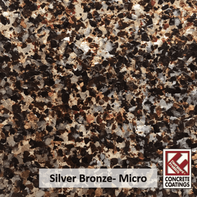 Crushed Silver Bronze Micro Mica Metallic Flakes
