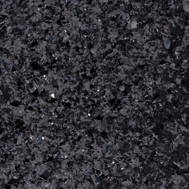 G1080 Black Glitter Flakes