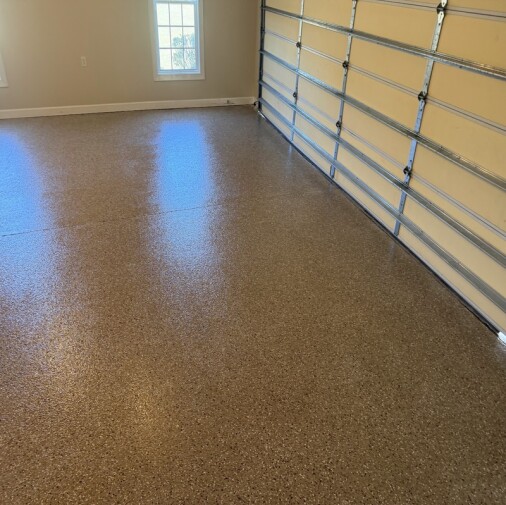 Finished Full Flake Garage