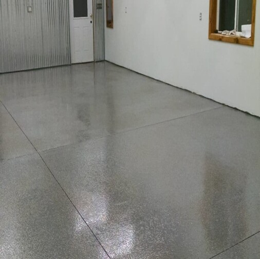 6009 Epoxy - Dark Gray, Heavy Flake Broadcast