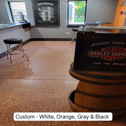 Custom 1/4 Inch Vinyl Flake Blend