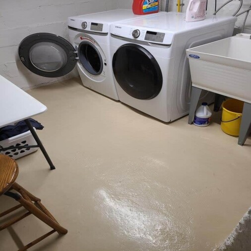 5500 Polyaspartic Laundry Room- Wheat