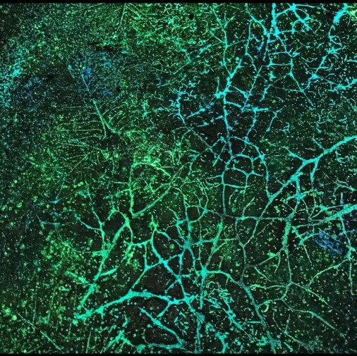 Anti-Slip Glow Sand - Green, Aqua and Blue