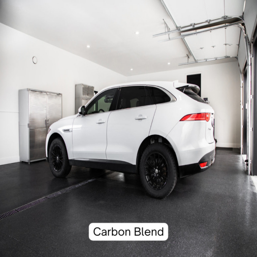 Carbon Blend Chipped Stone Vinyl Flake Blend