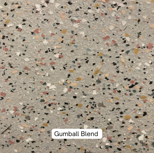 Gumball Terrazzo Stone Flake Blend