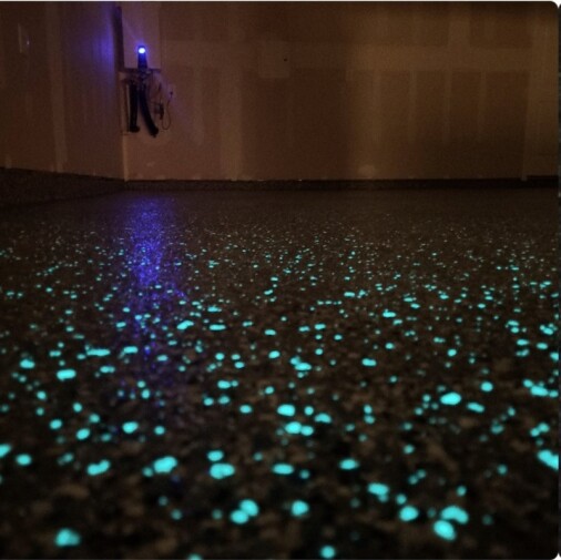 Florescent Black Light Vinyl Flakes