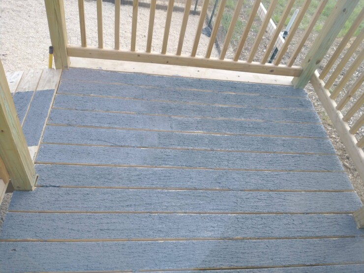 E650 Non-Skid Epoxy Wood Porch - New