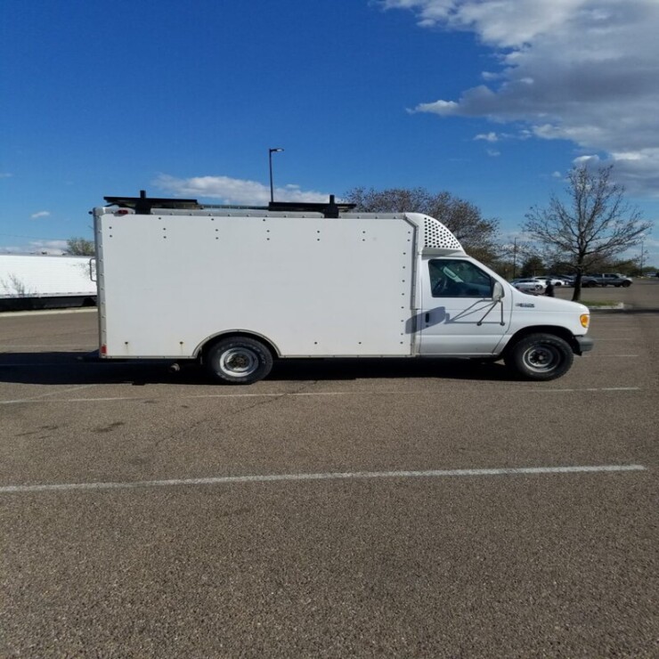 Cool Coat Clear Thermal Barrier Paint - On Roof of Truck