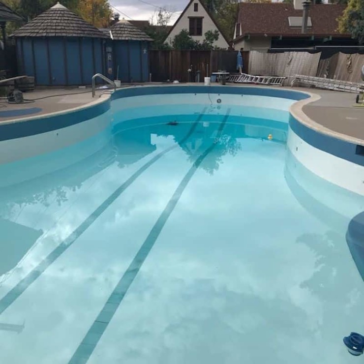 E100V Vertical Epoxy Pool Project FINISHED