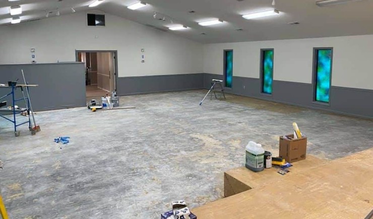 Most of Old Glue Removed