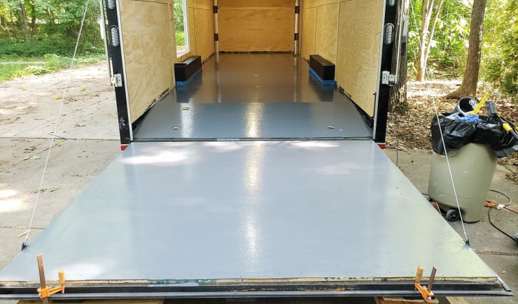 Finished Wood Coating Floor System