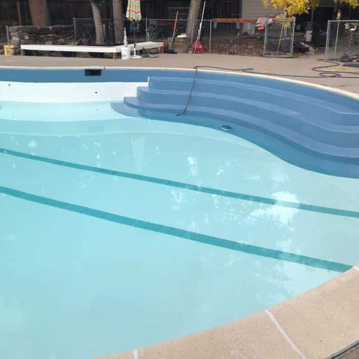 E100V Vertical Epoxy Pool Project FINISHED