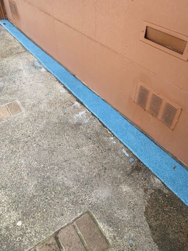 Outside Garage Door Before Redoing