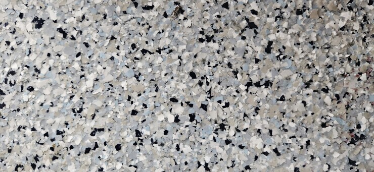 Vinyl Flakes Up Close