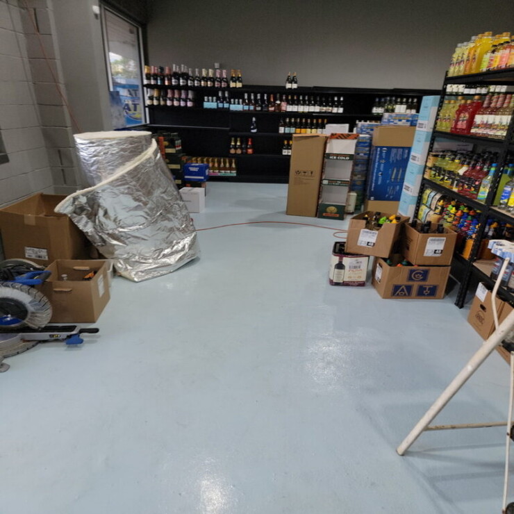 Aspartic 100 Polyaspartic- Clear Polyaspartic over Solid Color Epoxy