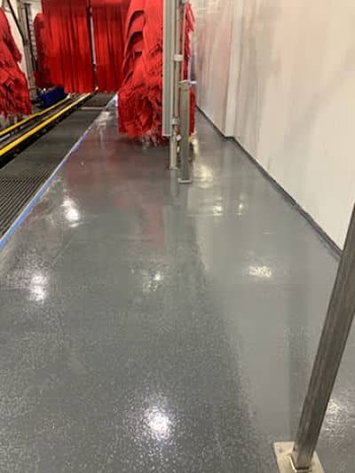 6007 Wet Condition Epoxy – car wash floor 6007 Wet Condition Epoxy - car wash floor