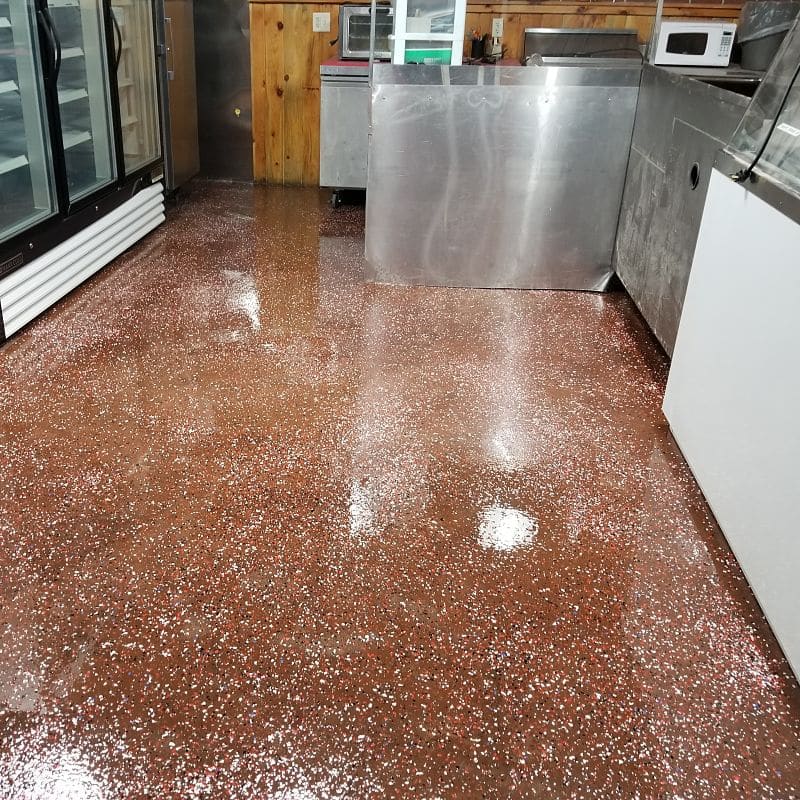 5500 Polyaspartic Coating Used on Dyed Concrete Floor Project preparation 4 5500 Polyaspartic Coating Used on Dyed Concrete Floor Project preparation 5