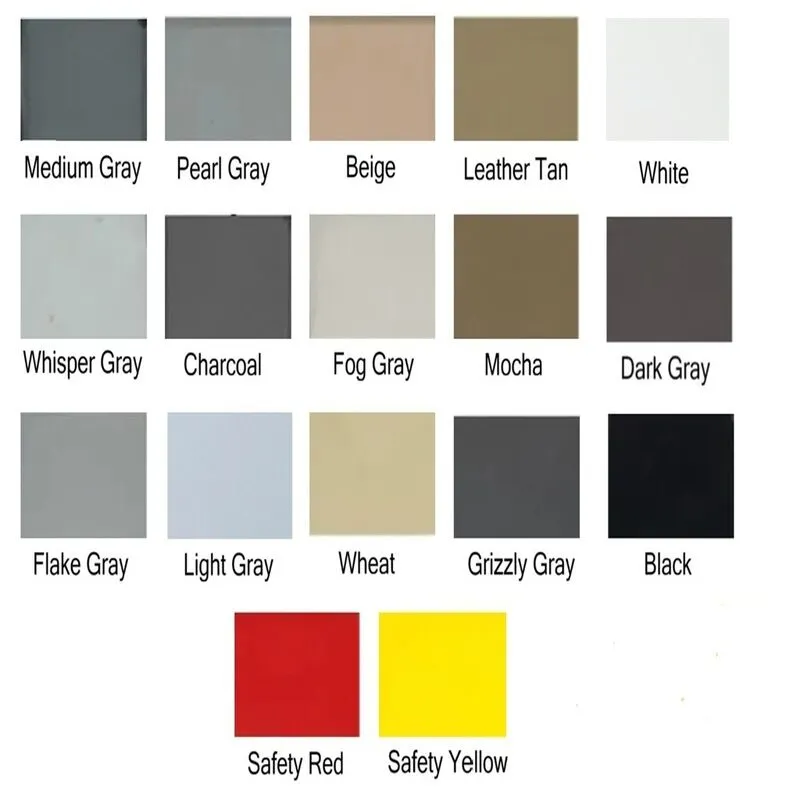 ASTC Updated Color Chart -17 Colors x 800