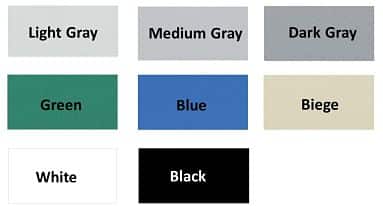 6700 Anti- Static ESD Floor Paint Color Chart Anti- Static ESD Floor Paint Color Chart
