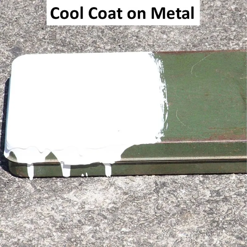 Metal White Cool Coat_opt Metal White Cool Coat Thermal Barrier Paint