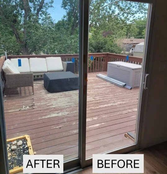 8360 FILM Before and After 1 8360 IR Heat Reflective Film