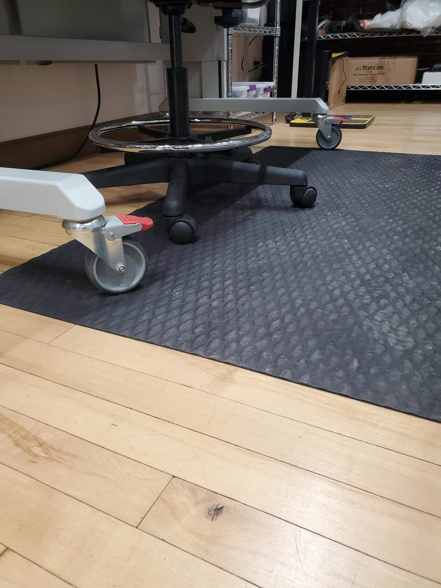 ESD Vinyl Workspace and Chair Mat with Anti-Slip