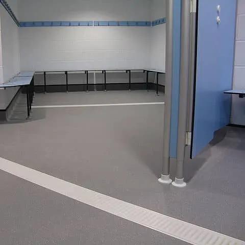 Anti-Slip Epoxy Barefoot Locker Room