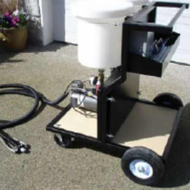 US Saws Dual Component Polymer Pump side view US Saws Dual Component Polymer Pump side view