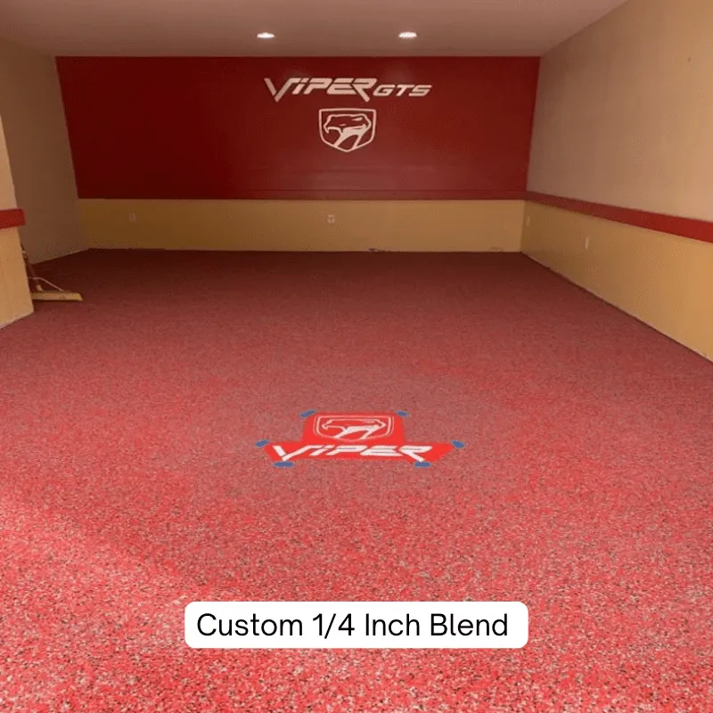 Custom Viper Garage Blend Custom Vinyl Flake