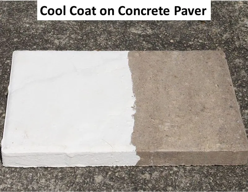 Concrete Paver Cool Coat Thermal Barrier Paint Concrete Paver Cool Coat Thermal Barrier Paint
