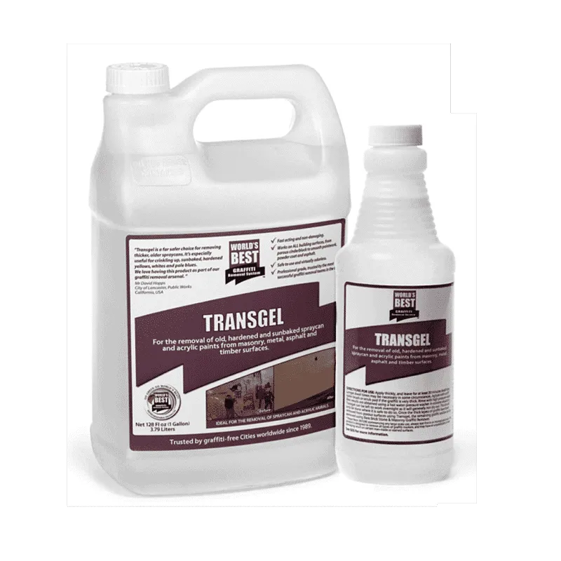 Transgel Paint and Graffiti Remover for Porous Surfaces