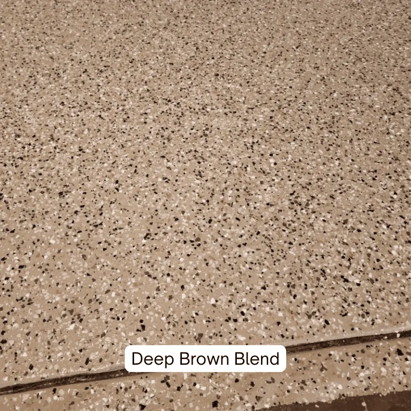 Deep Brown Blend Vinyl Flake Chip Deep Brown