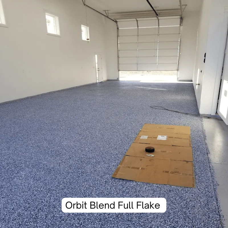 Orbit Blend Full Flake Vinyl Flake Chip Orbit Full Broadcast