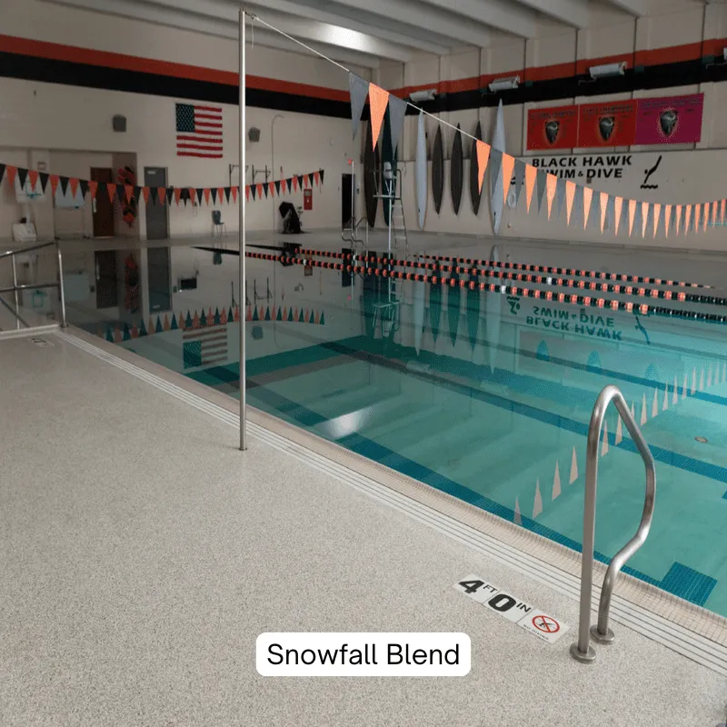 Snowfall Blend Vinyl Flake Blend