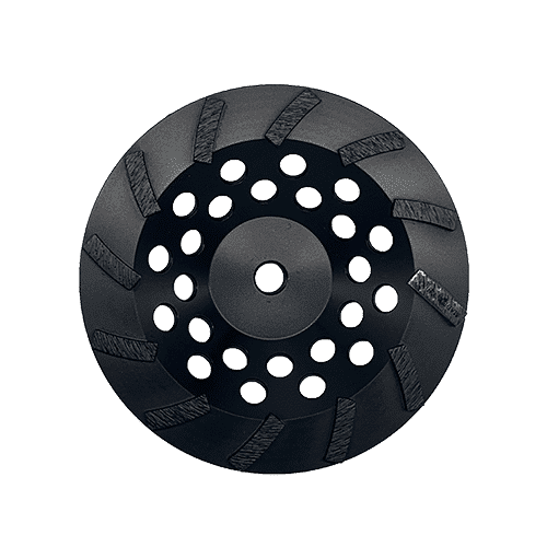 7″ LONG THREADED ARBOR 12 SEGMENT Diamond CUP WHEEL 7″ LONG THREADED ARBOR 12 SEGMENT Diamond CUP WHEEL