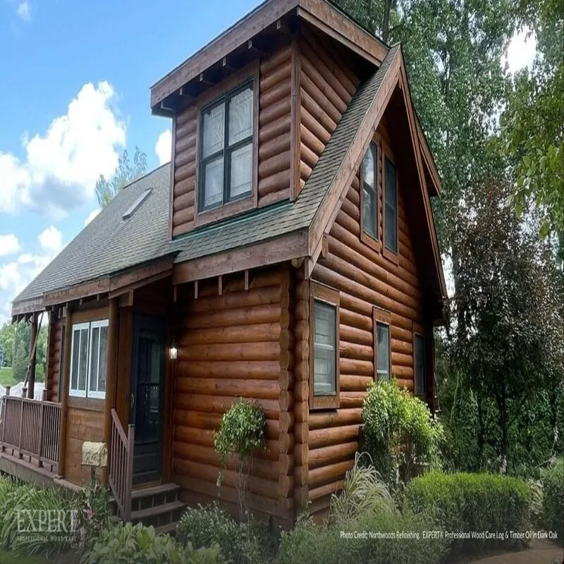 Dark Oak Picture EXPERT Log & Timber Oil Stain