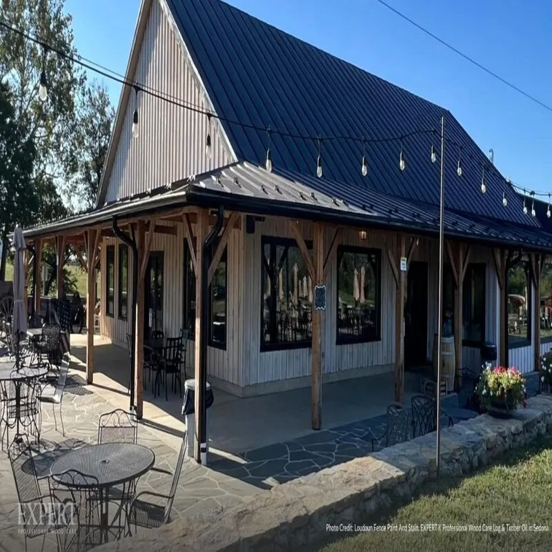 White Wash Picture EXPERT Log & Timber Oil Stain