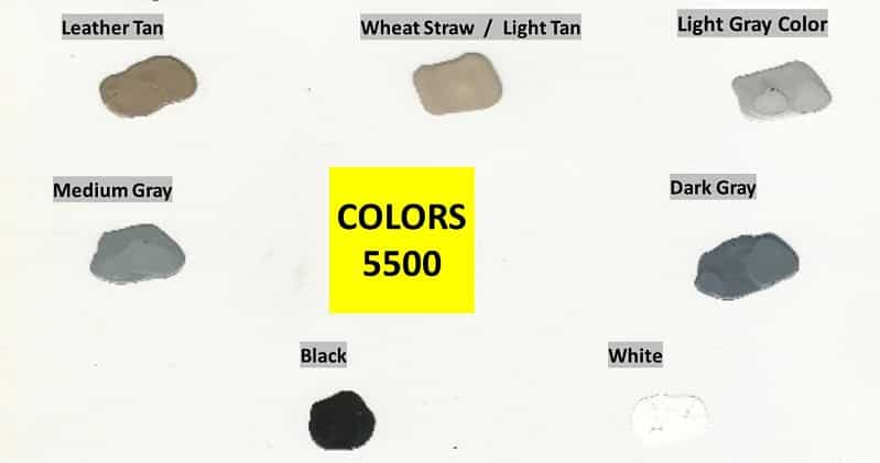 Pigment Color For 5500 Polyaspartic Coating
