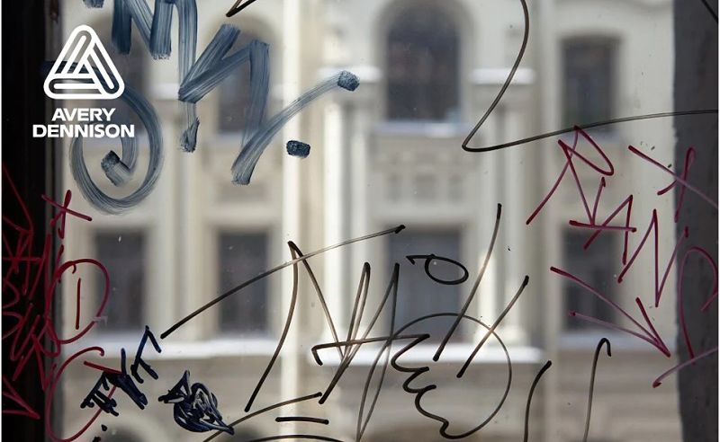 4Mil Clear Anti-Graffiti Window Film 12" x 25 ft 