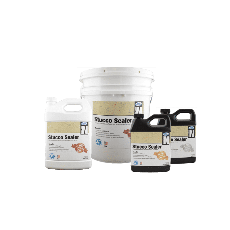 Stucco Sealer & Water Repellent Premium Grade Stucco Protection