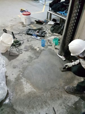 4034 Polyurea Cocnrete Crack Repair Application 5