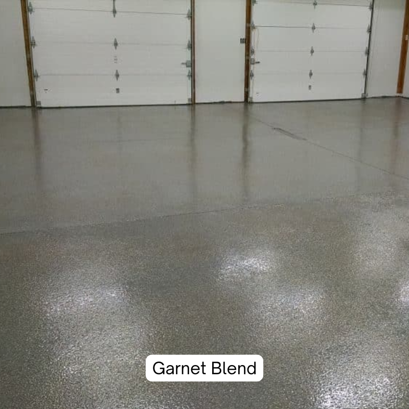 Garnet Blend Chipped Stone Vinyl Flake Blend