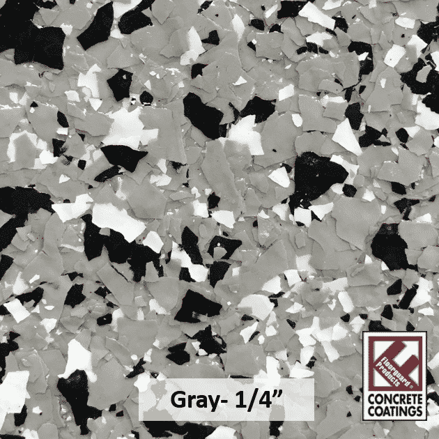 Chips/Flakes for Epoxy Polyaspartic Urethane Floor Coatings | 56 Blends | 6 Sizes | Vinyl